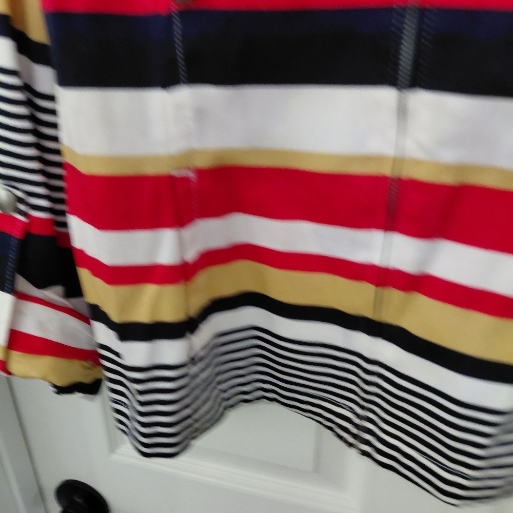 Live a Little Multicolor Striped Zip-up Jacket - Picture 5 of 6